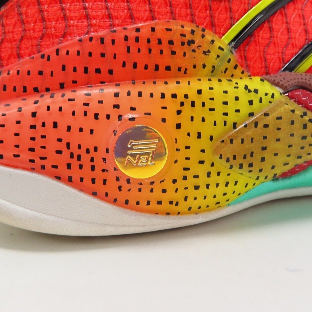 ANTA KAI 1 Kyrie Irving Red Graphic Basketball Shoes Mens 15 Rare HTF Loud Bold - Picture 13 of 14